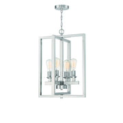 Craftmade - 53134-BNK - Four Light Foyer Pendant - Chicago - Brushed Polished Nickel