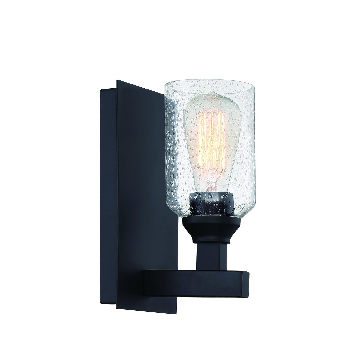 Craftmade - 53161-FB - One Light Wall Sconce - Chicago - Flat Black