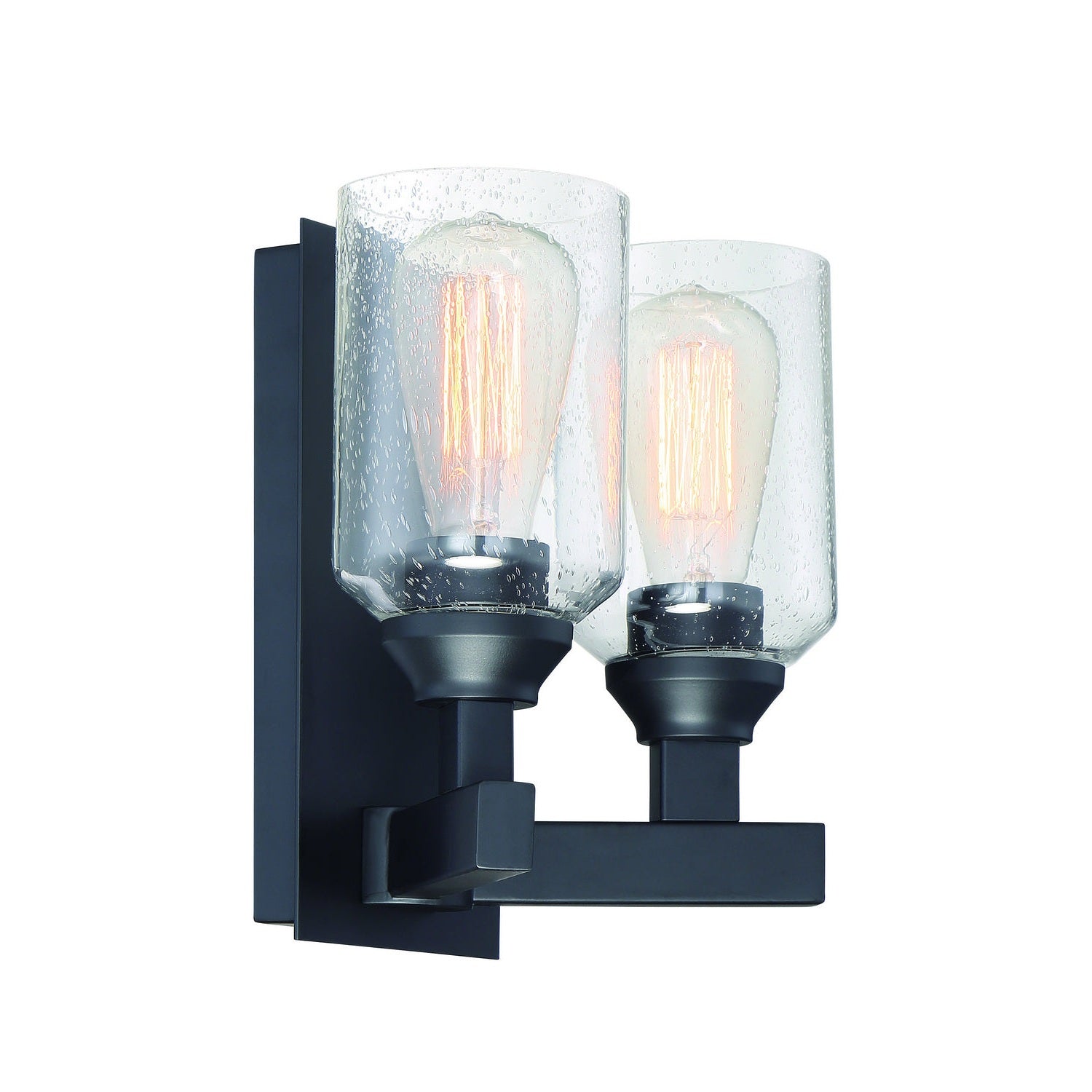 Craftmade - 53162-FB - Two Light Wall Sconce - Chicago - Flat Black