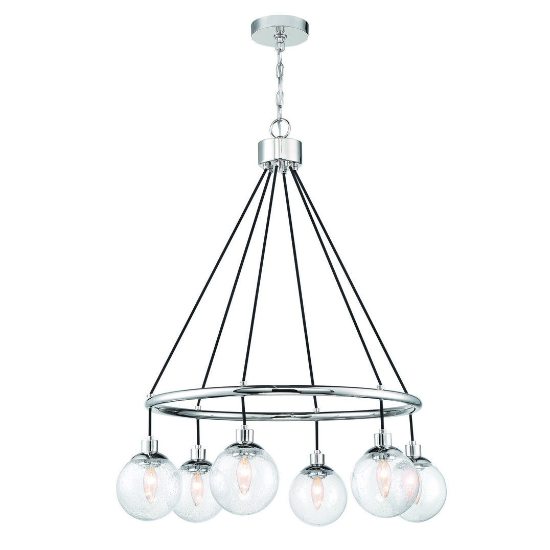 Craftmade - 53326-CH - Six Light Chandelier - Que - Chrome