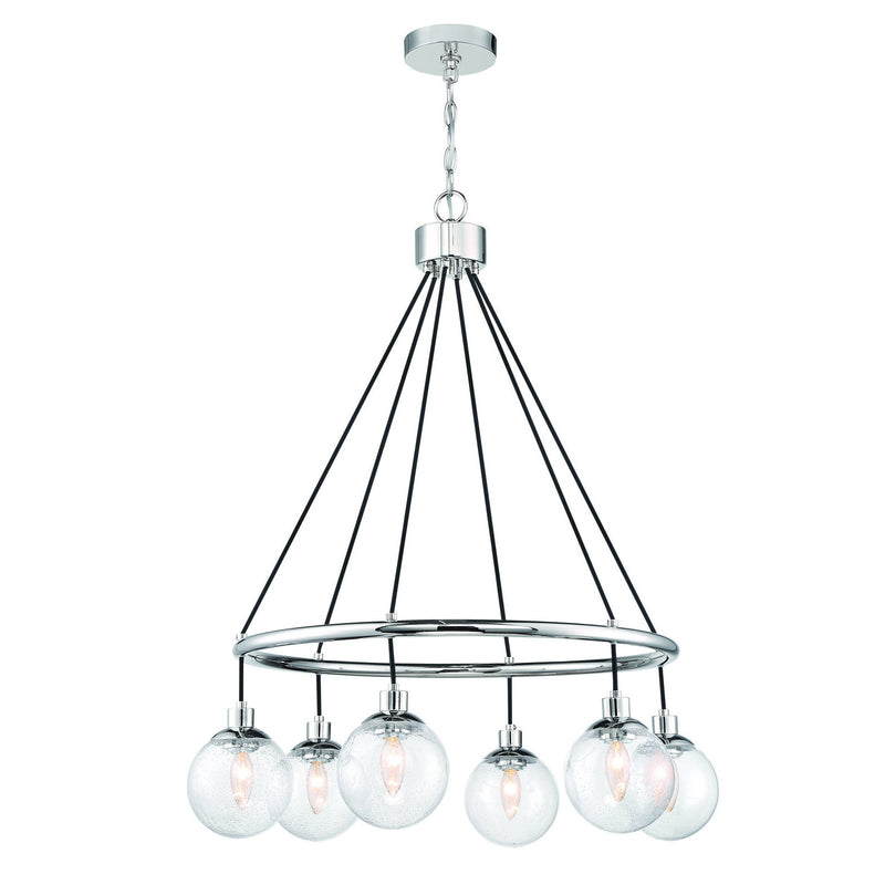 Craftmade - 53326-CH - Six Light Chandelier - Que - Chrome