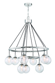 Craftmade - 53329-CH - Nine Light Chandelier - Que - Chrome
