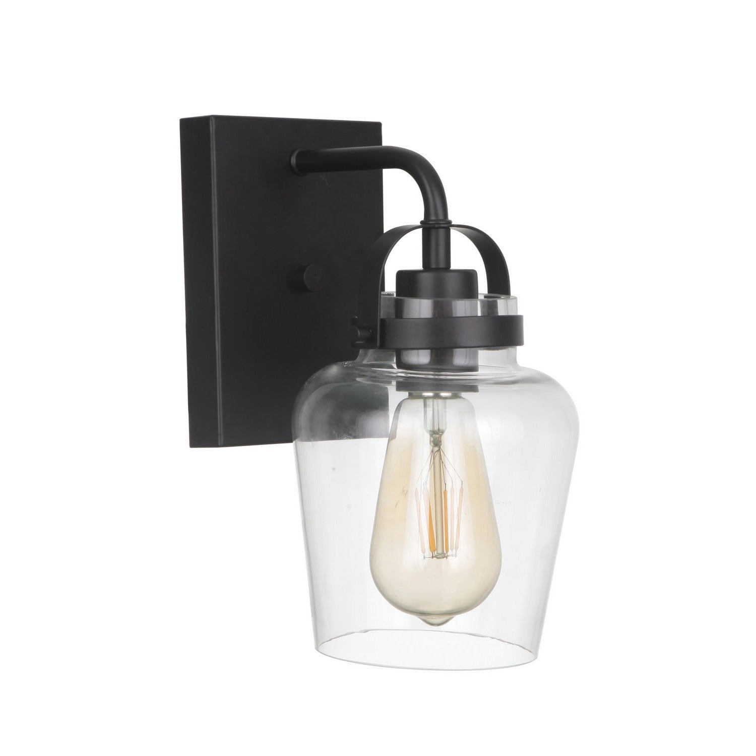 Craftmade - 53501-FB - One Light Wall Sconce - Trystan - Flat Black