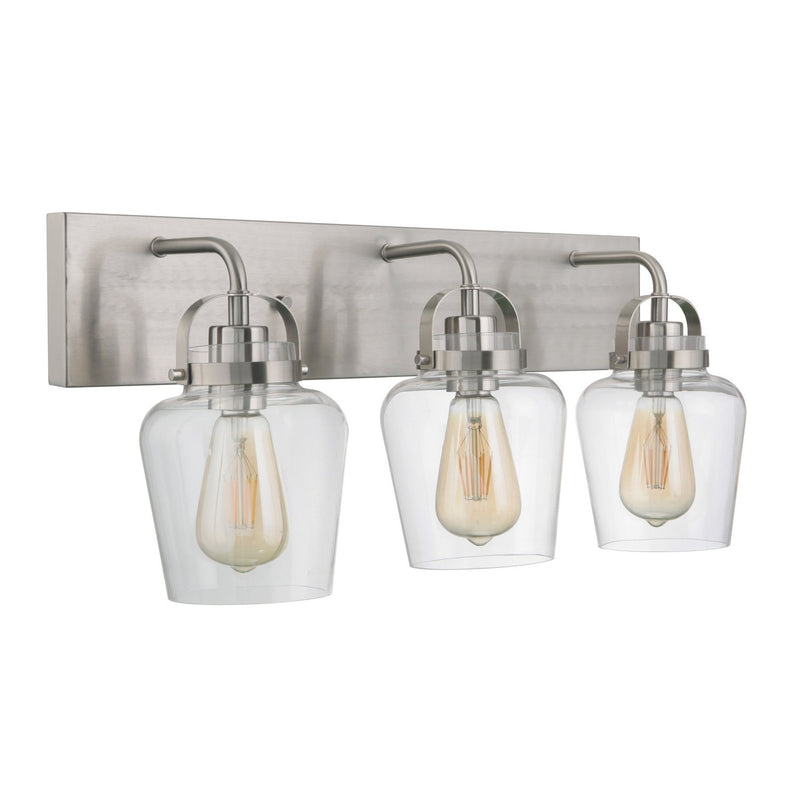 Craftmade - 53503-BNK - Three Light Vanity - Trystan - Brushed Polished Nickel
