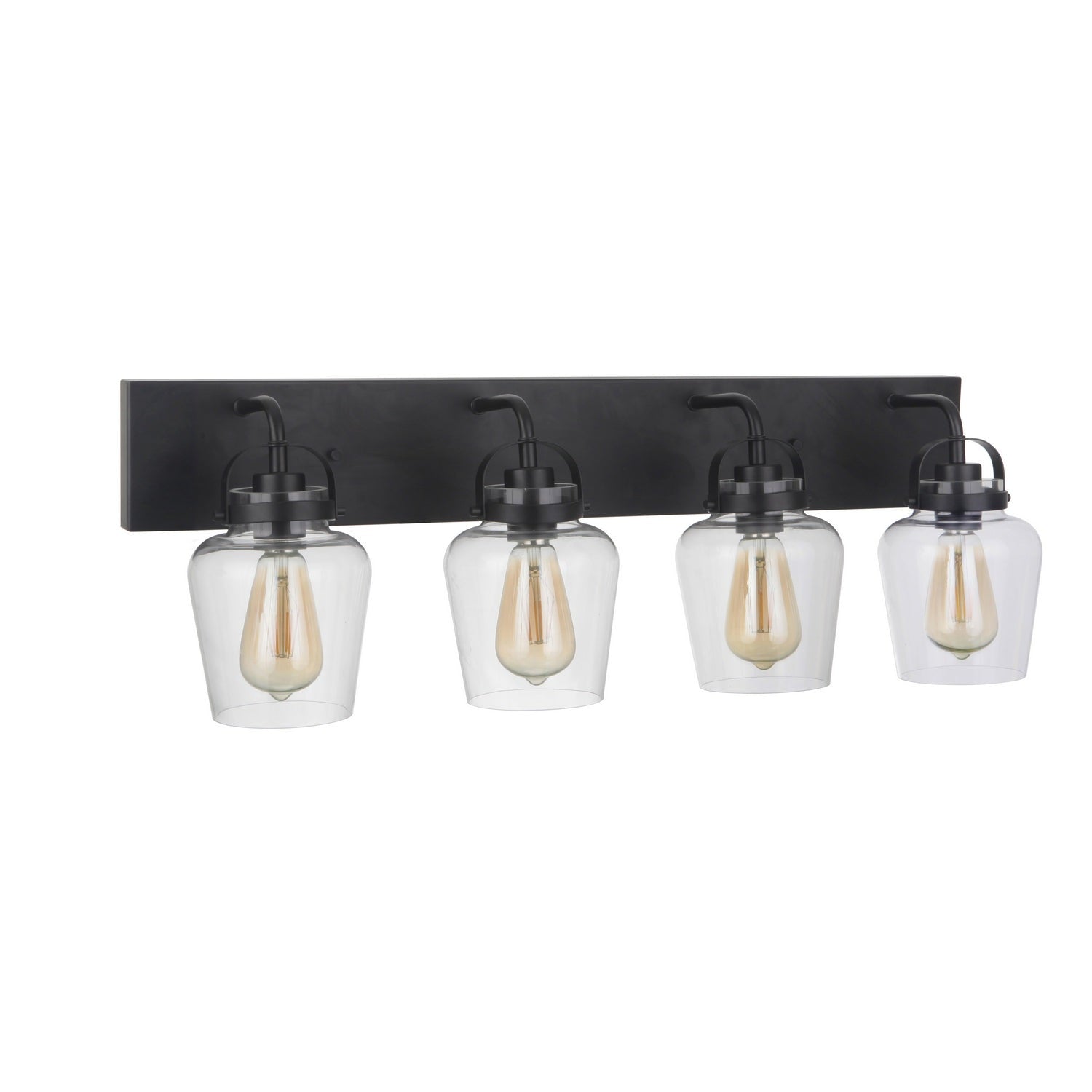 Craftmade - 53504-FB - Four Light Vanity - Trystan - Flat Black