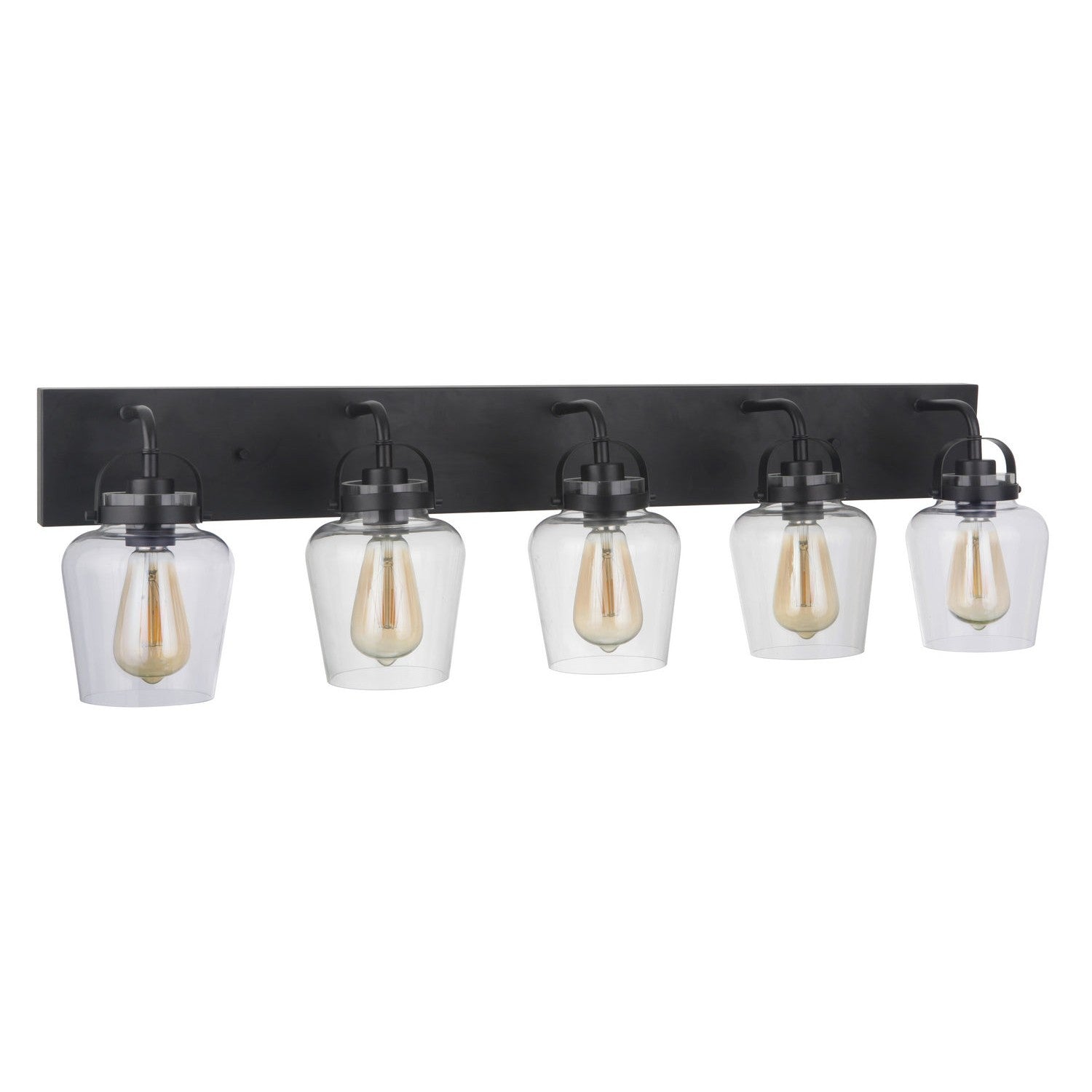 Craftmade - 53505-FB - Five Light Vanity - Trystan - Flat Black