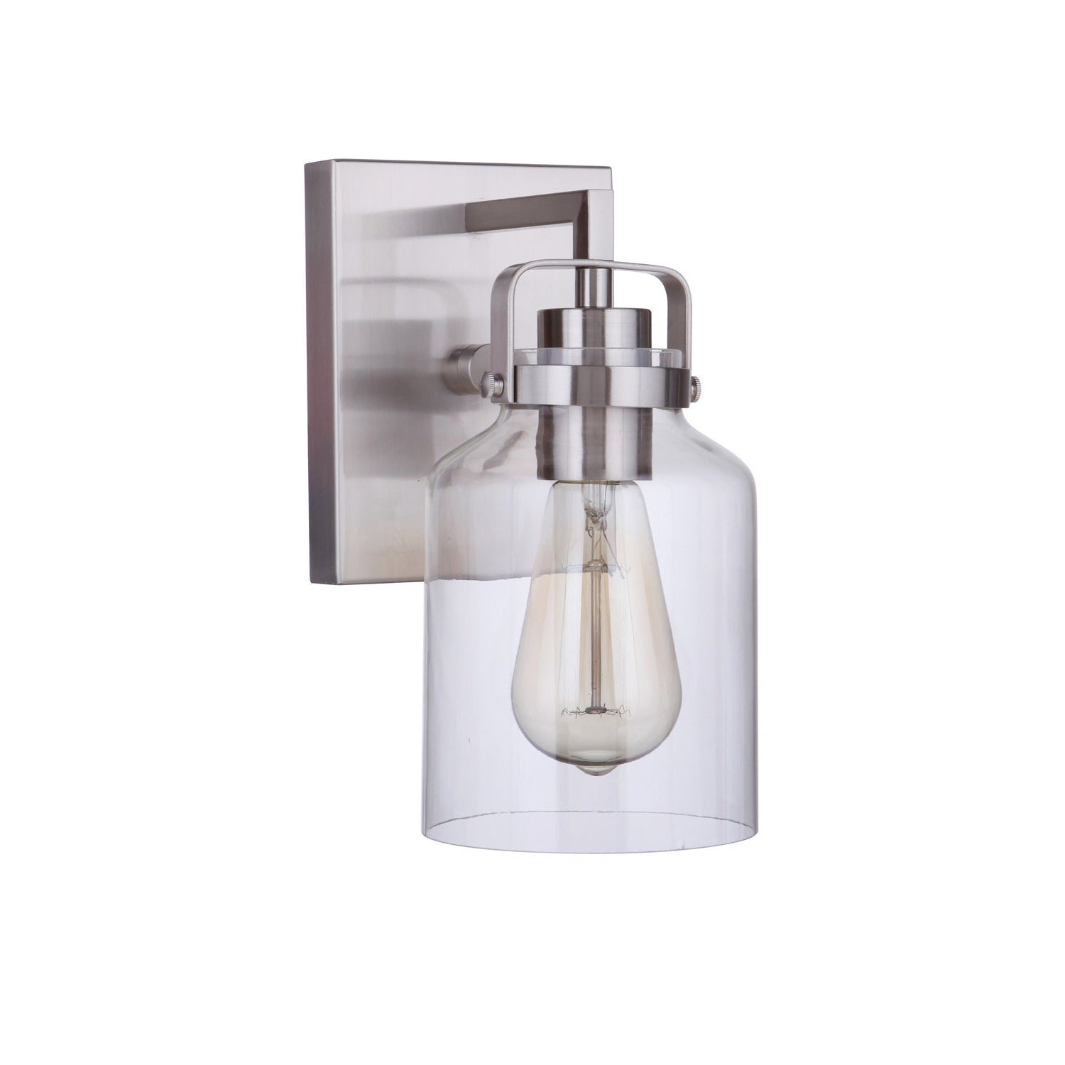 Craftmade - 53601-BNK - One Light Wall Sconce - Foxwood - Brushed Polished Nickel
