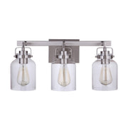 Craftmade - 53603-BNK - Three Light Vanity - Foxwood - Brushed Polished Nickel