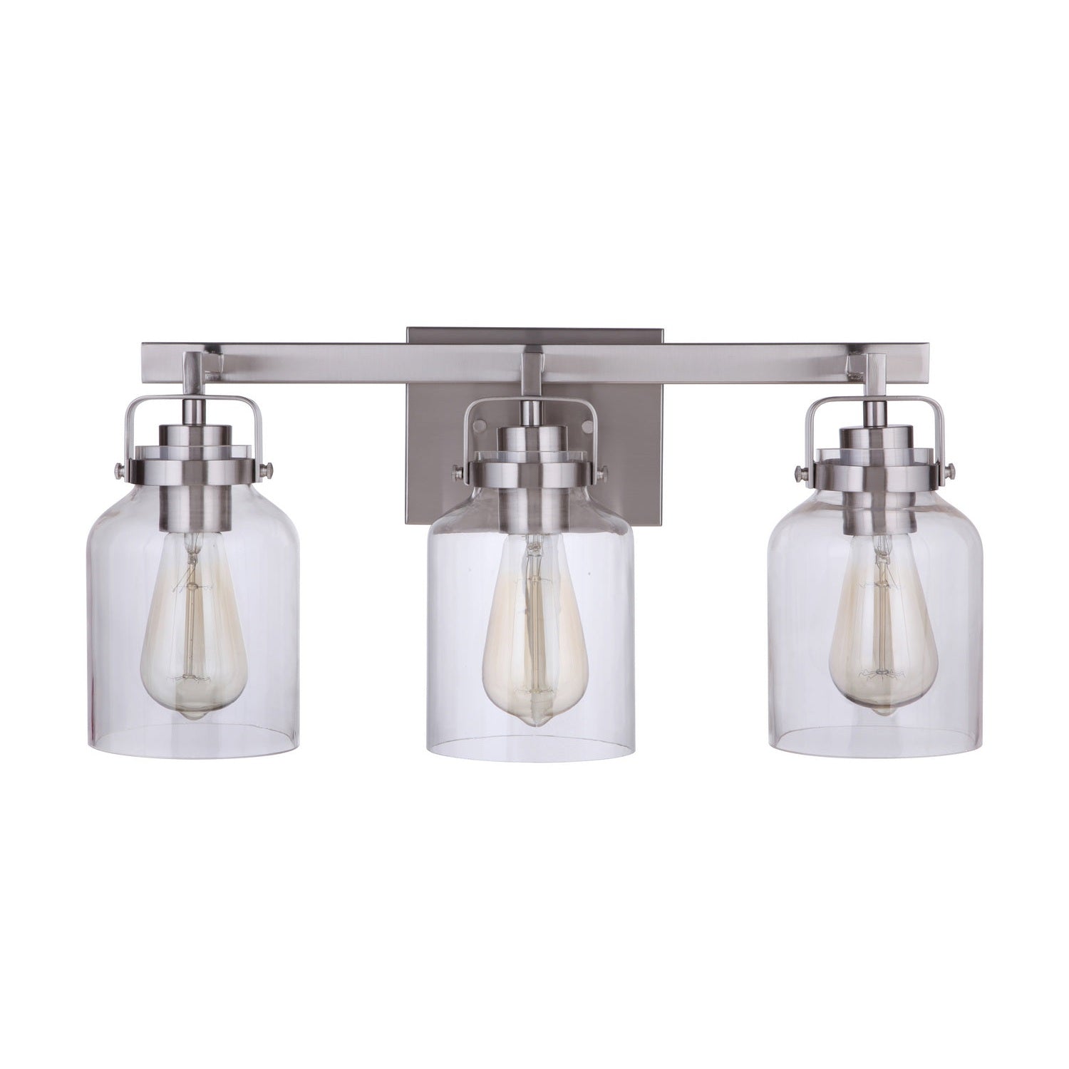 Craftmade - 53603-BNK - Three Light Vanity - Foxwood - Brushed Polished Nickel