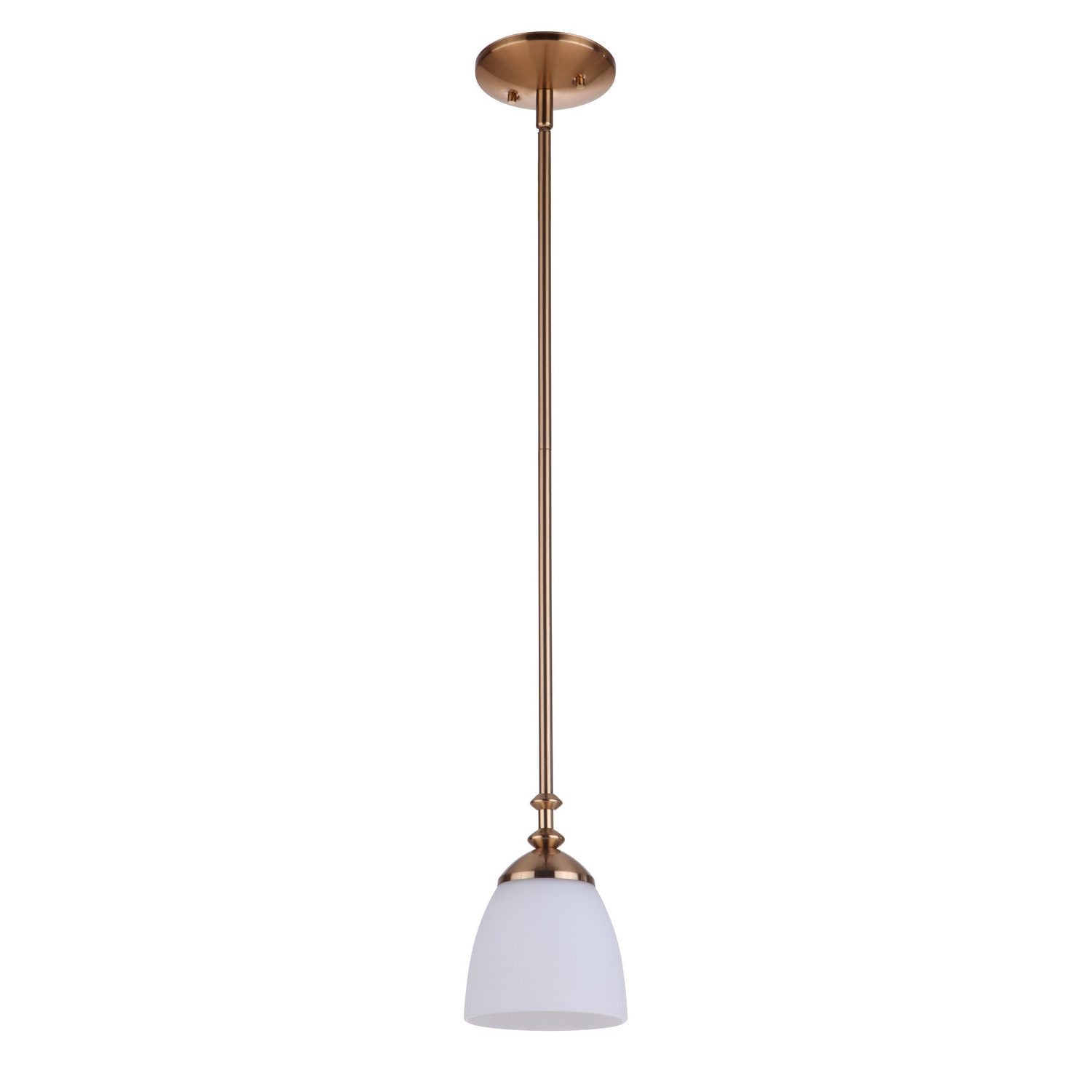 Craftmade - 53791-SB - One Light Mini Pendant - Marlowe - Satin Brass