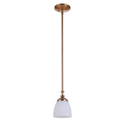 Craftmade - 53791-SB - One Light Mini Pendant - Marlowe - Satin Brass