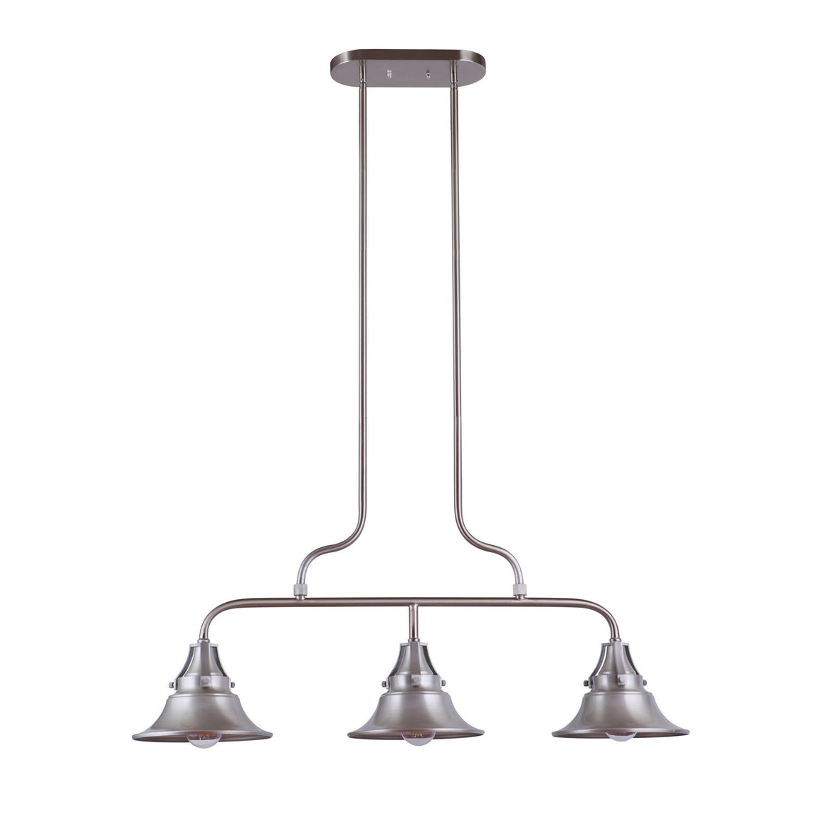 Craftmade - 54073-SA - Three Light Outdoor Island Pendant - Union - Satin Aluminum