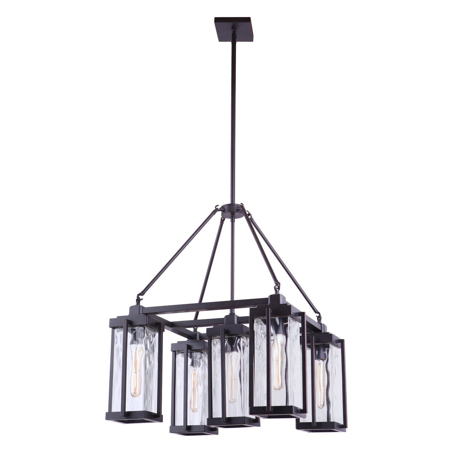 Craftmade - 54125-OBG - Five Light Outdoor Chandelier - Pyrmont - Oiled Bronze Gilded