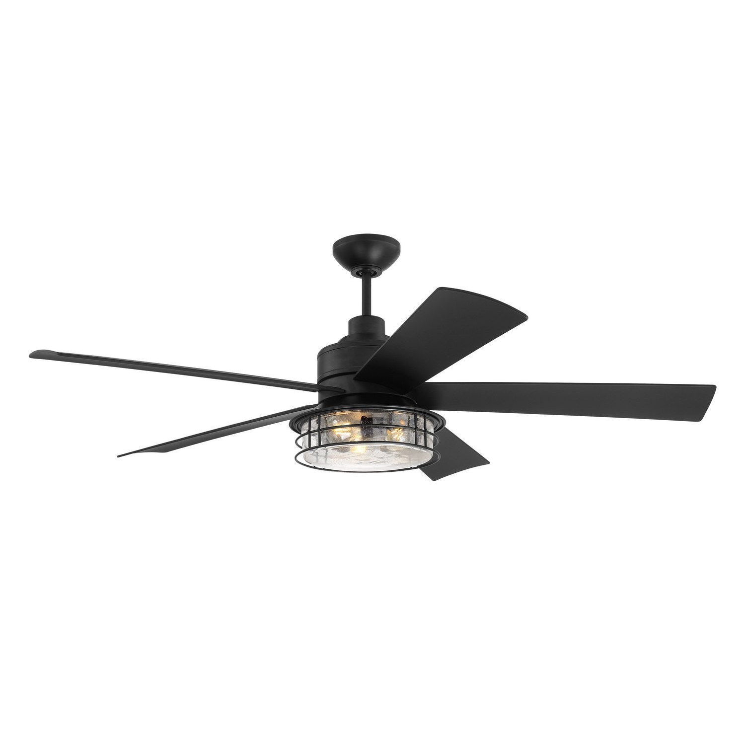 Craftmade - GAR56FB5 - 56" Ceiling Fan - Garrick Indoor/Outdoor - Flat Black