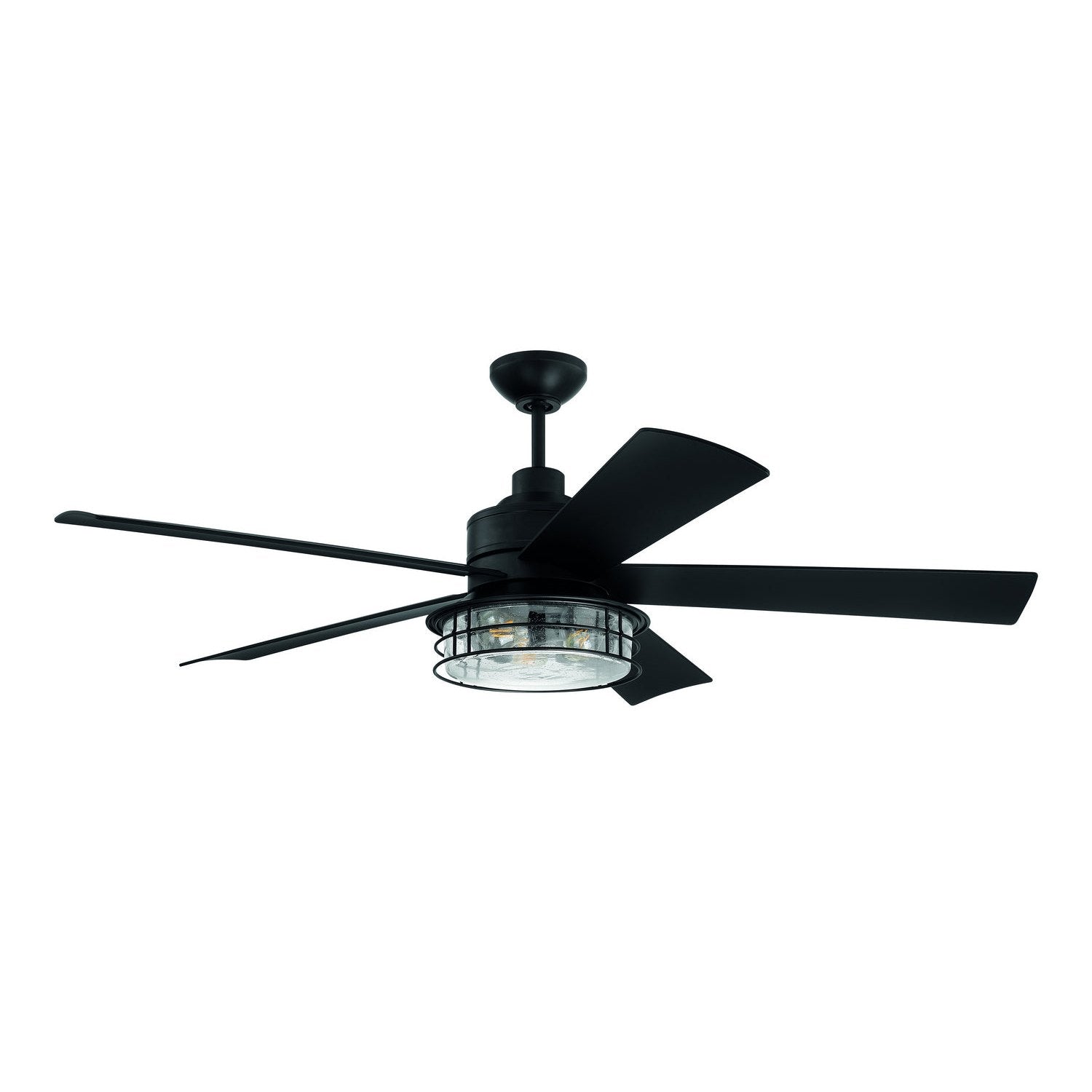 Craftmade - GAR56FB5 - 56" Ceiling Fan - Garrick Indoor/Outdoor - Flat Black