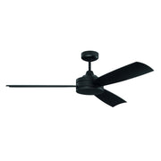 Craftmade - INS54FB3 - 54" Ceiling Fan - Inspo 54 Indoor/Outdoor - Flat Black
