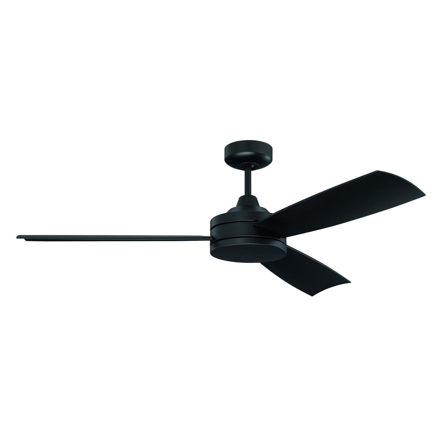 Craftmade - INS54FB3 - 54" Ceiling Fan - Inspo 54 Indoor/Outdoor - Flat Black