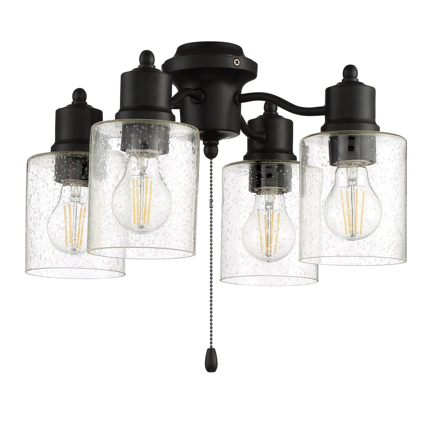Craftmade - LK403107-FB-LED - LED Fan Light Kit - Light Kit-Armed - Flat Black