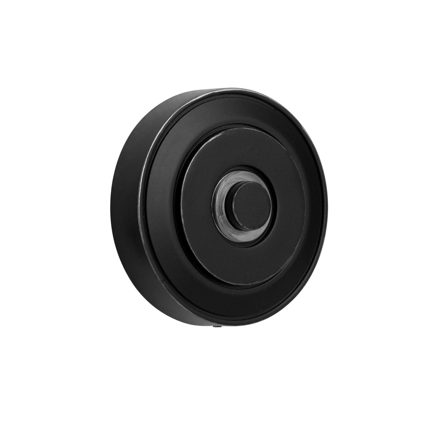 Craftmade - PB5003-FB - Round Surface Mount Pushbutton - Push Button-Surface Mount - Flat Black