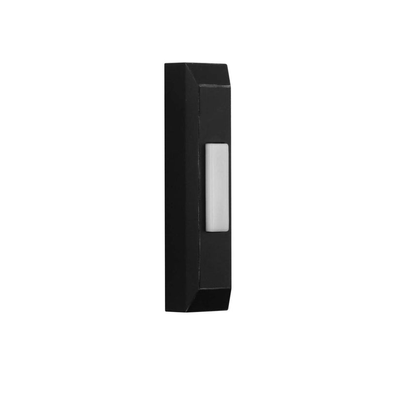 Craftmade - PB5004-FB - Thin Profile Surface Mount Pushbutton - Push Button-Surface Mount - Flat Black