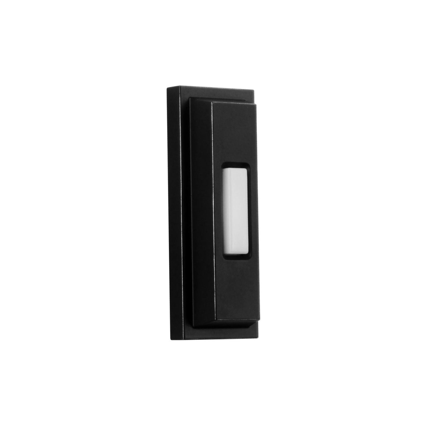 Craftmade - PB5005-FB - Rectangle Surface Mount Pushbutton - Push Button-Surface Mount - Flat Black