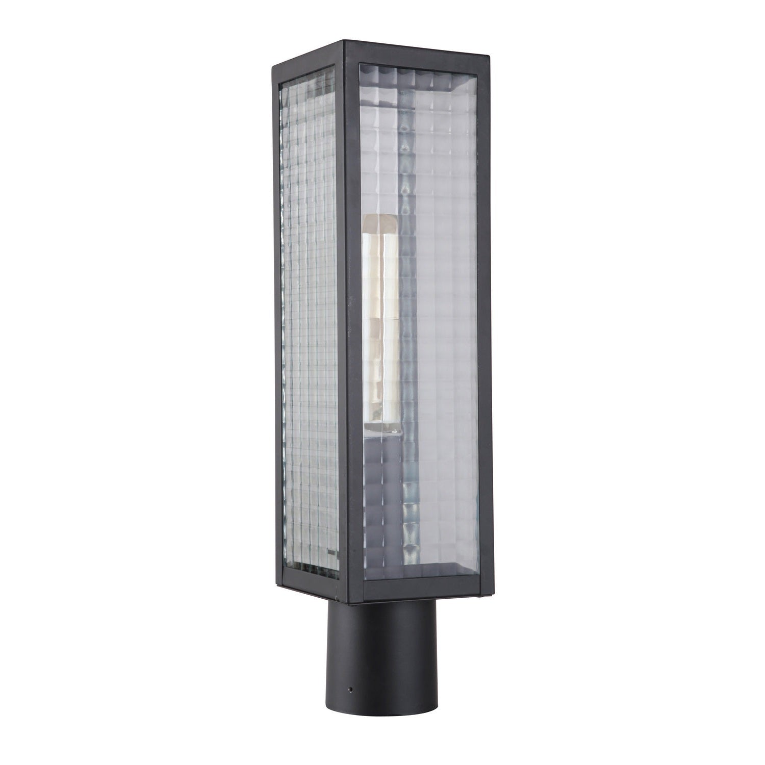 Craftmade - Z4525-MN-SC - One Light Post Mount - Deka - Midnight