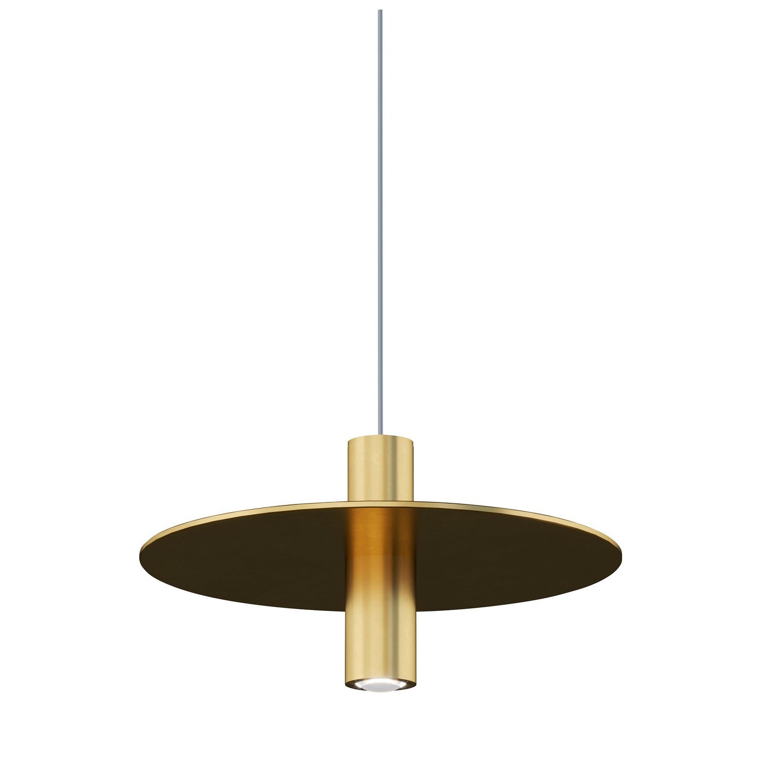 Visual Comfort Modern - 700FJPNTNB-LED930 - LED Pendant - Ponte - Natural Brass