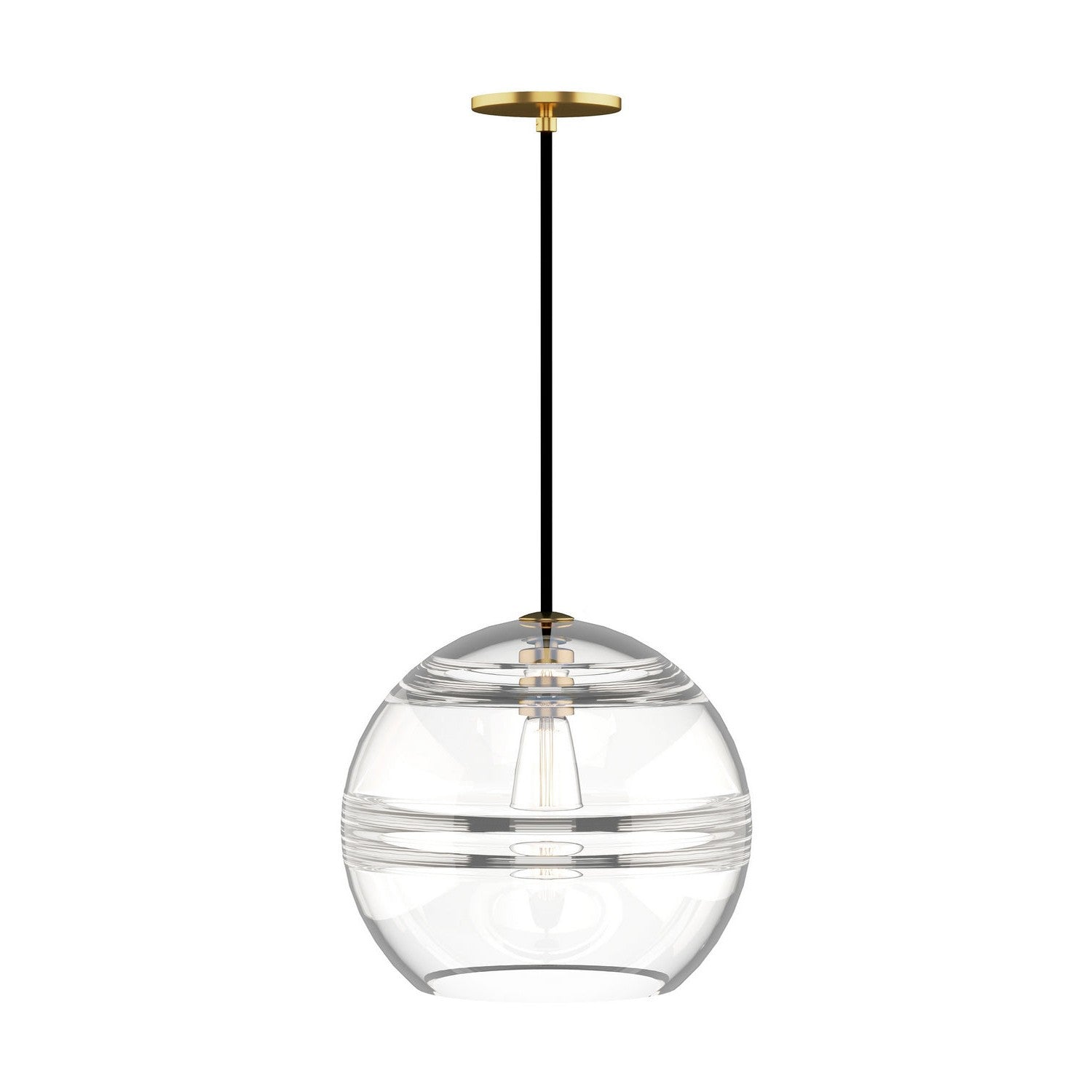 Visual Comfort Modern - 700FJSDNCR - One Light Pendant - Sedona - Aged Brass