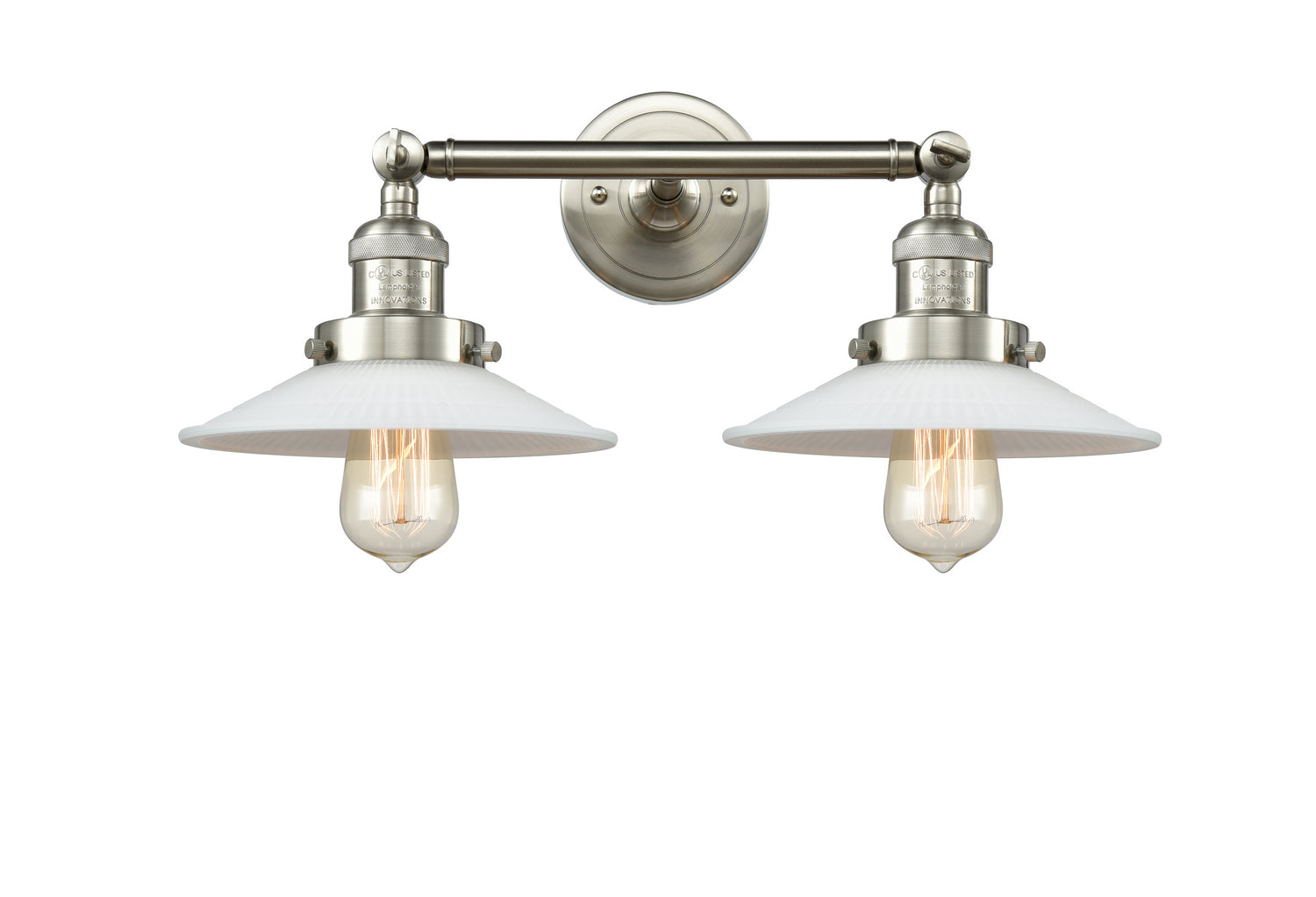 Innovations - 208-SN-G1 - Two Light Bath Vanity - Franklin Restoration - Brushed Satin Nickel