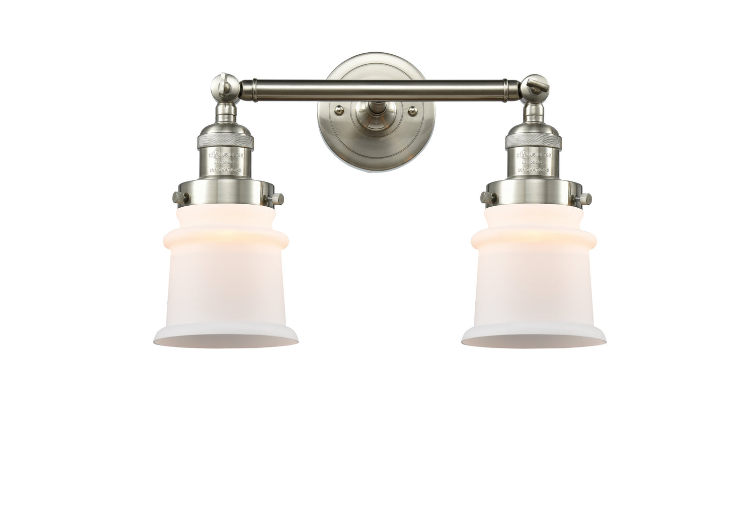 Innovations - 208-SN-G181S - Two Light Bath Vanity - Franklin Restoration - Brushed Satin Nickel