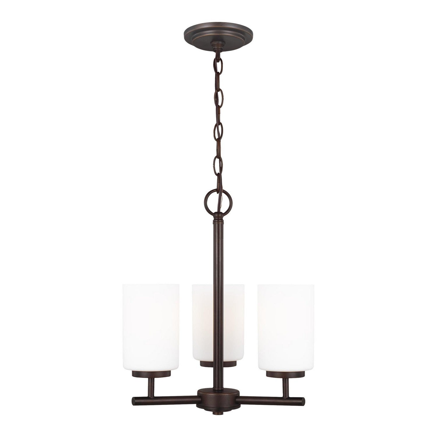 Generation Lighting - 31160-710 - Three Light Chandelier - Oslo - Bronze
