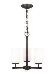 Generation Lighting - 31160-710 - Three Light Chandelier - Oslo - Bronze