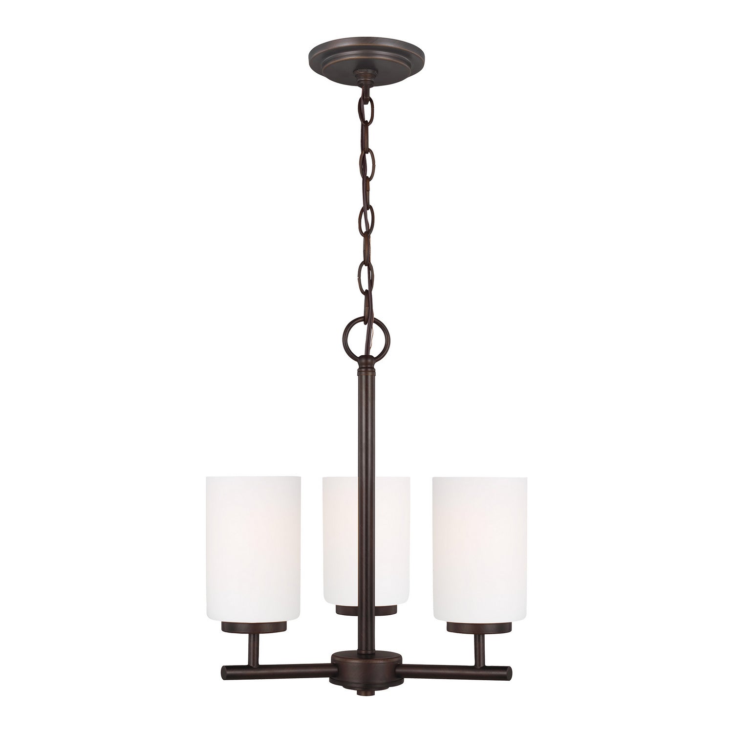 Generation Lighting - 31160EN3-710 - Three Light Chandelier - Oslo - Bronze