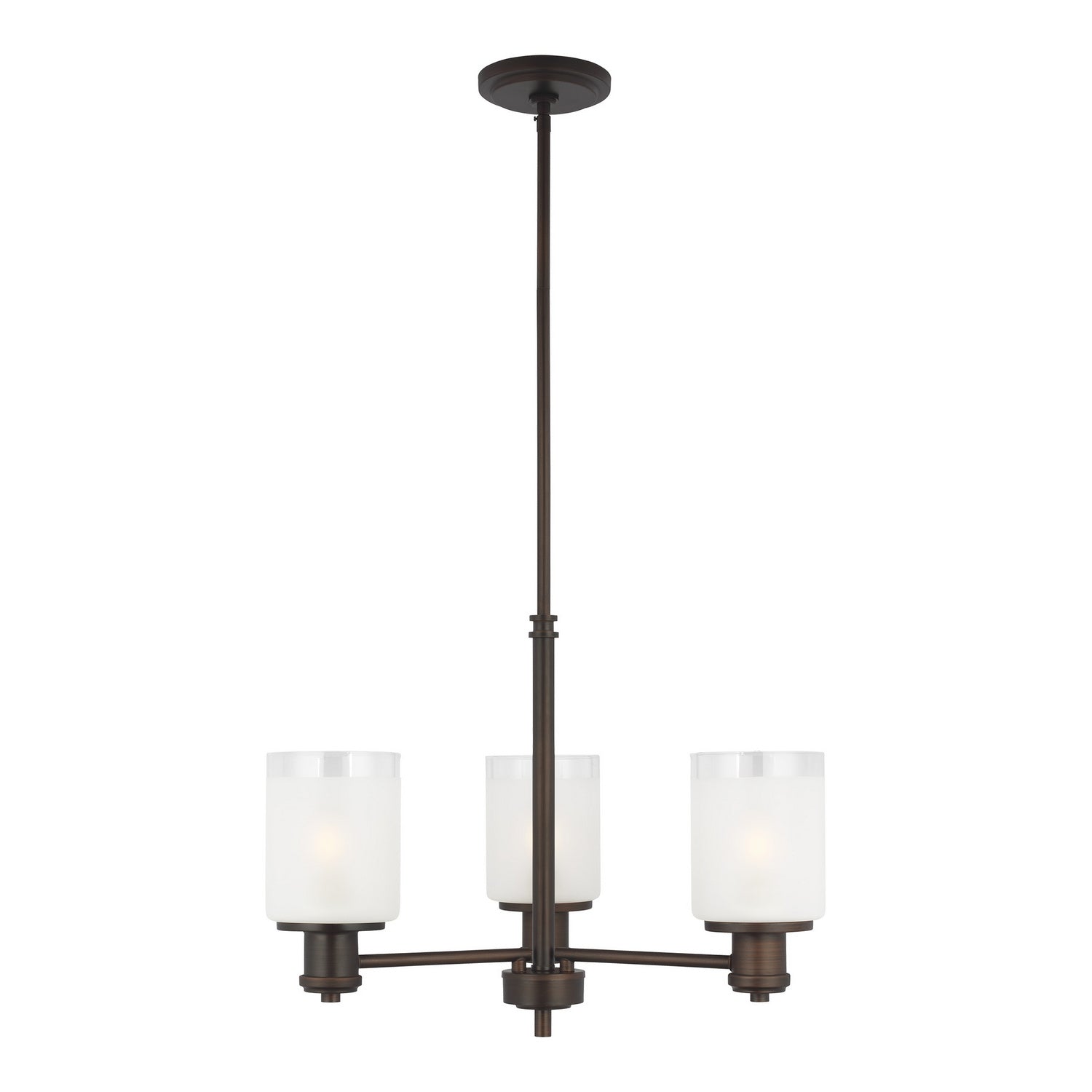 Generation Lighting - 3139803-710 - Three Light Chandelier - Norwood - Bronze