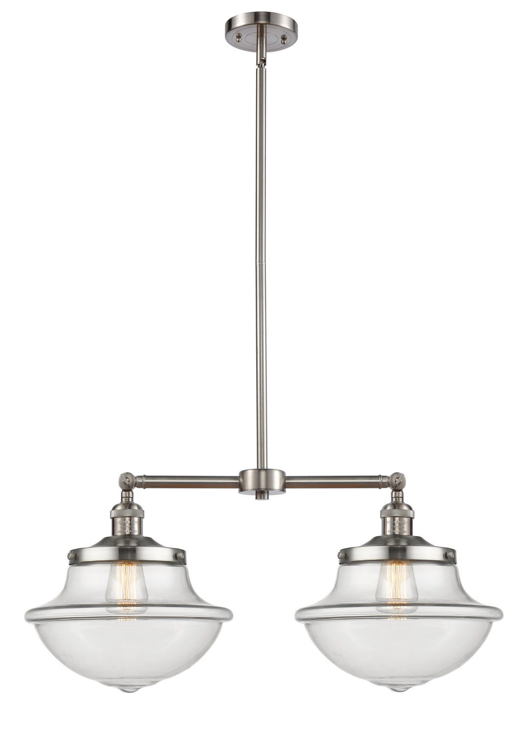 Innovations - 209-SN-G542 - Two Light Island Pendant - Franklin Restoration - Brushed Satin Nickel