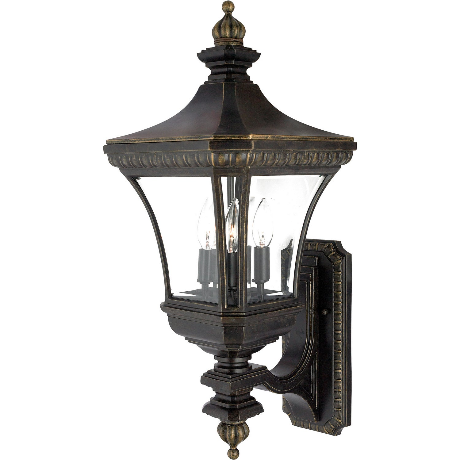 Quoizel - DE8960IB - Three Light Outdoor Wall Lantern - Devon - Imperial Bronze