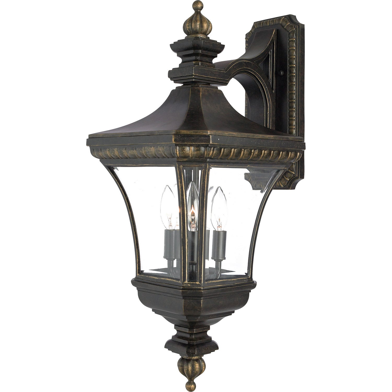 Quoizel - DE8961IB - Three Light Outdoor Wall Lantern - Devon - Imperial Bronze