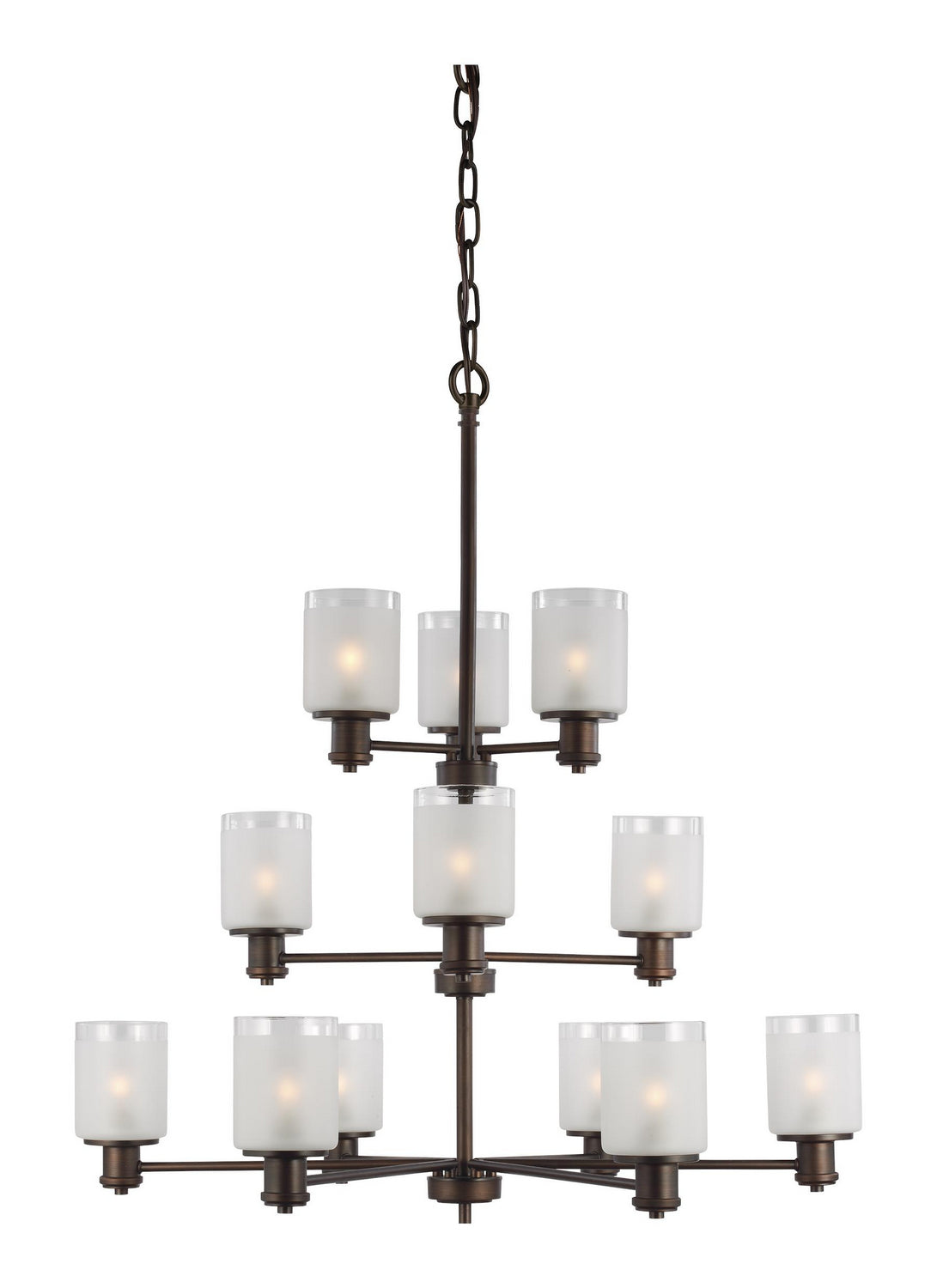 Generation Lighting - 3139812EN3-710 - 12 Light Chandelier - Norwood - Bronze