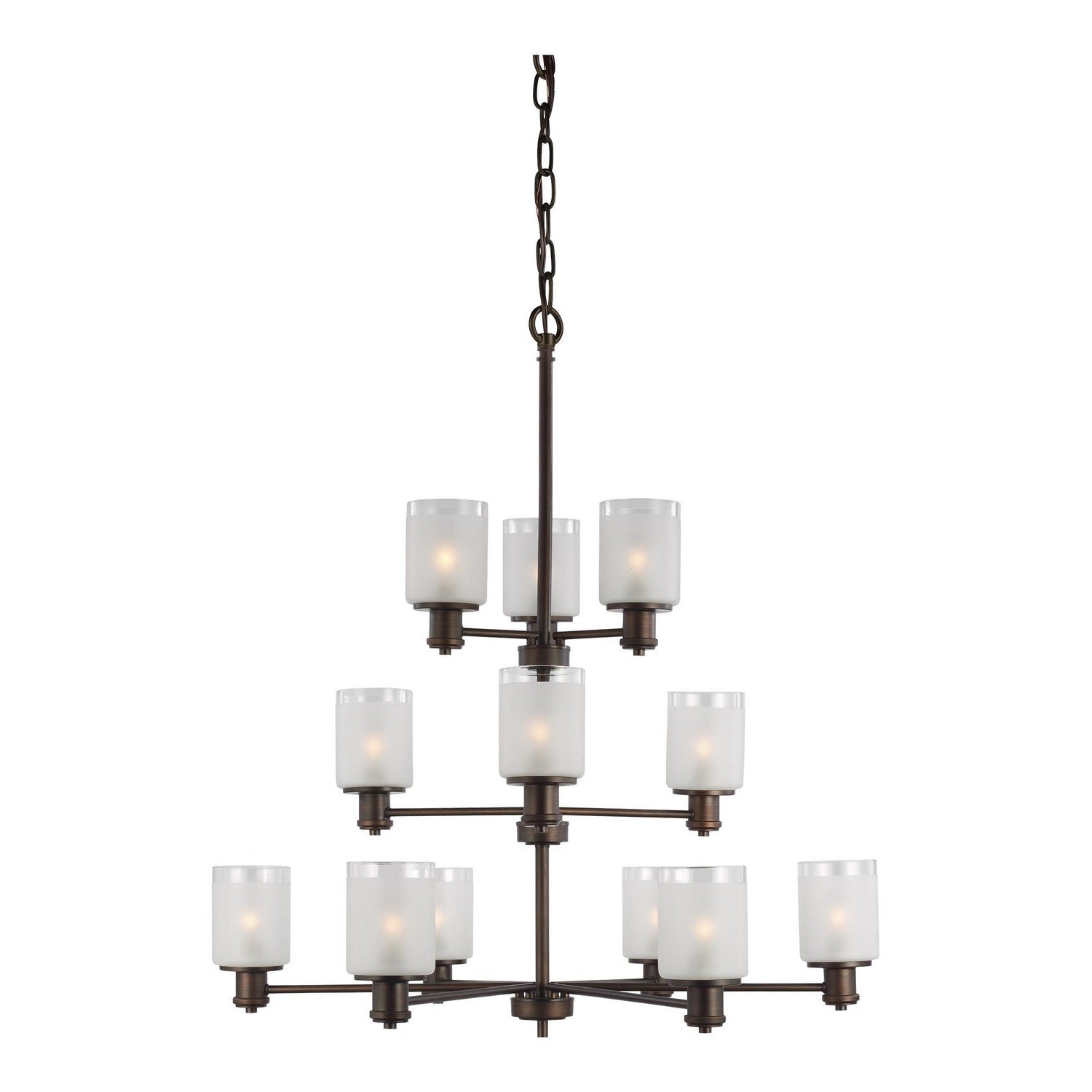 Generation Lighting - 3139812EN3-710 - 12 Light Chandelier - Norwood - Bronze