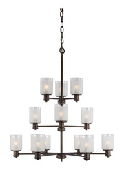 Generation Lighting - 3139812EN3-710 - 12 Light Chandelier - Norwood - Bronze