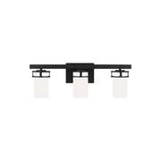 Generation Lighting - 4421603EN3-112 - Three Light Wall / Bath - Robie - Midnight Black