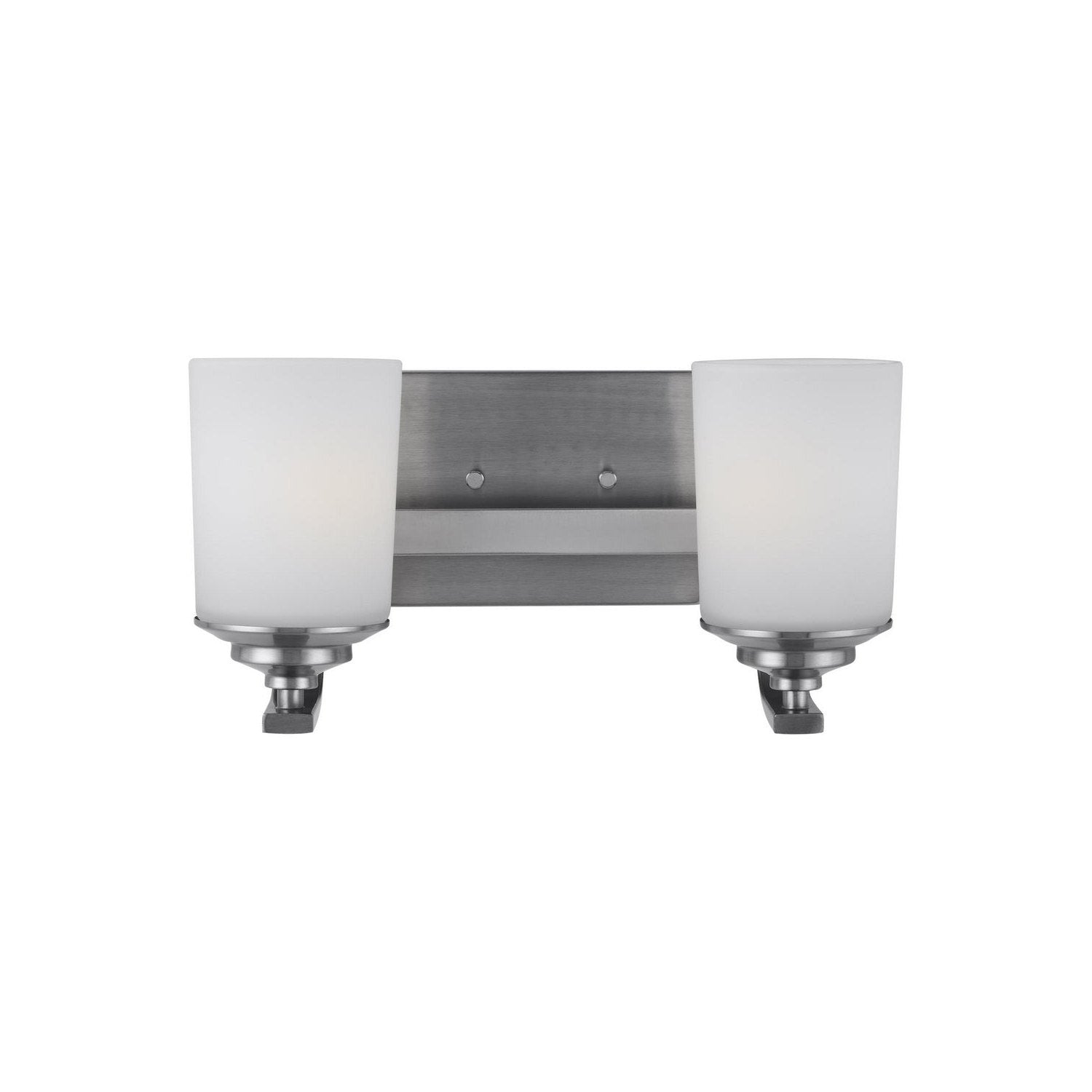 Generation Lighting - 4430702EN3-962 - Two Light Wall / Bath - Kemal - Brushed Nickel