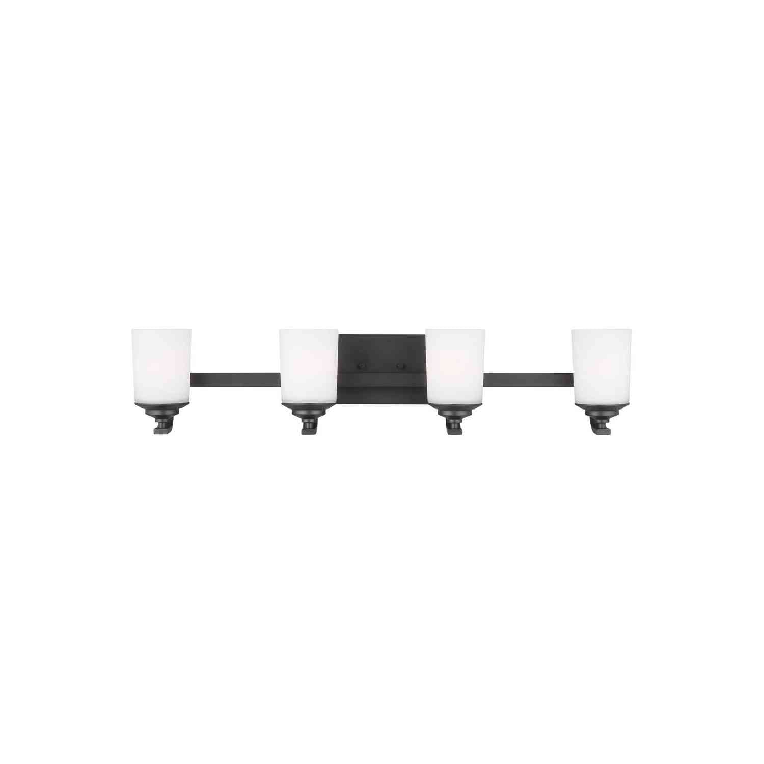 Generation Lighting - 4430704EN3-112 - Four Light Wall / Bath - Kemal - Midnight Black