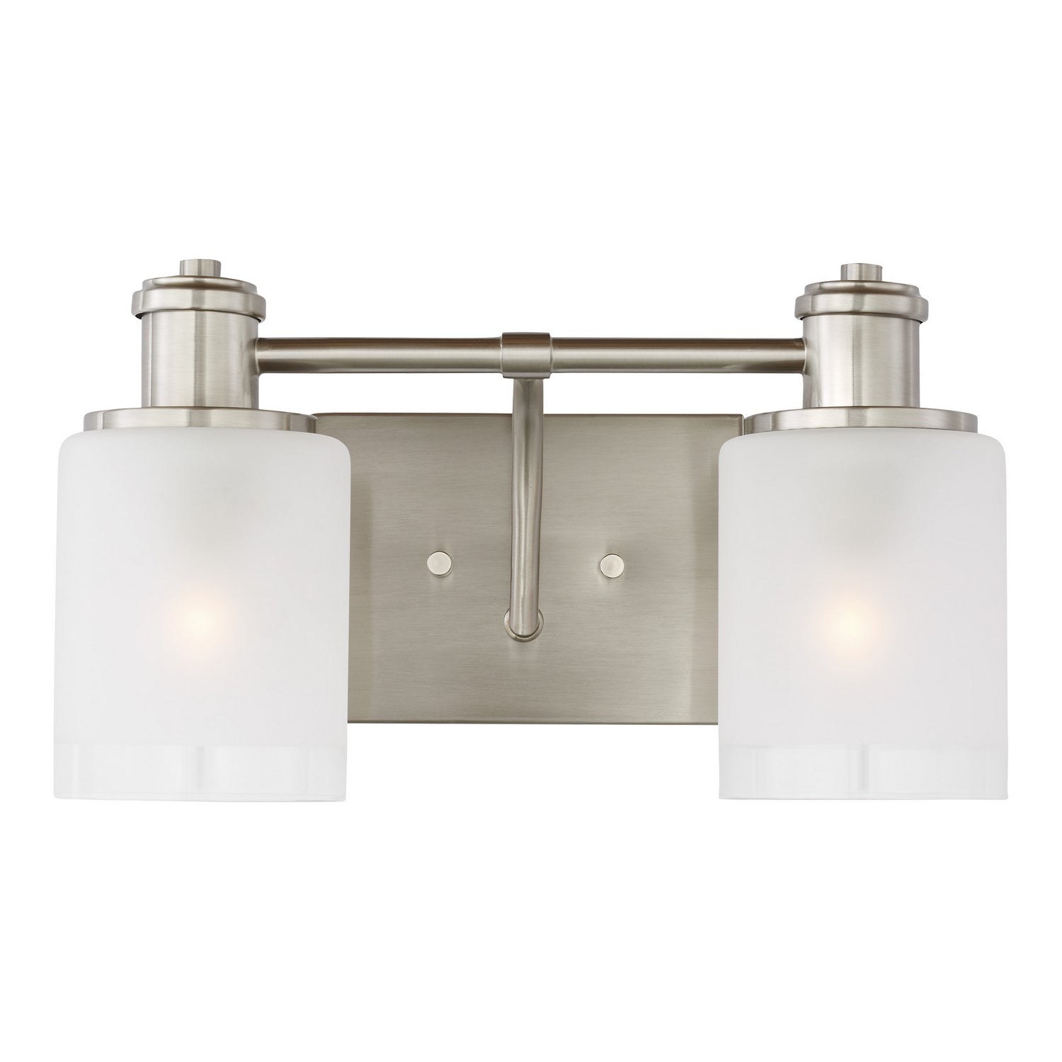 Generation Lighting - 4439802-962 - Two Light Wall / Bath - Norwood - Brushed Nickel