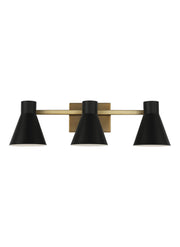 Generation Lighting - 4441303EN3-848 - Three Light Wall / Bath - Towner - Satin Brass