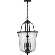 Progress Lighting - P500207-031 - Four Light Foyer Pendant - Bowman - Black
