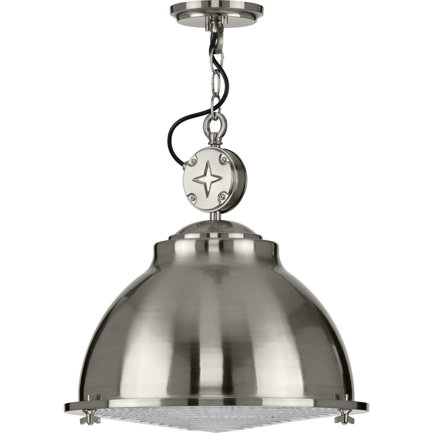 Progress Lighting - P500212-009 - One Light Pendant - Medal - Brushed Nickel