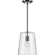Progress Lighting - P500241-009 - One Light Pendant - Clarion - Brushed Nickel