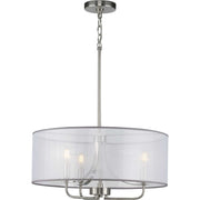 Progress Lighting - P500243-009 - Three Light Pendant - Riley - Brushed Nickel