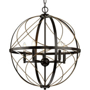 Progress Lighting - P500287-020 - Five Light Pendant - Brandywine - Antique Bronze